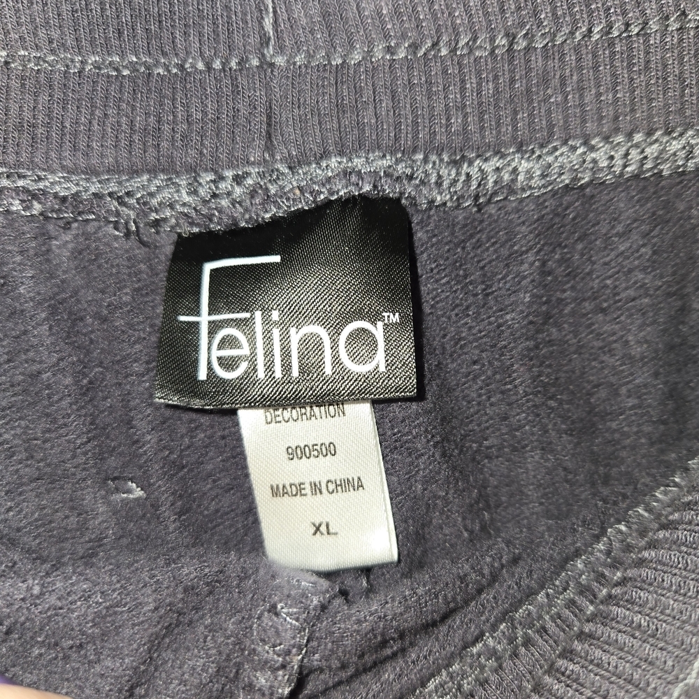 Felina Dark Gray Joggers with Black Accents - Picture 4 of 6